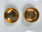 Japanese Buddhist Altar Fitting Brass Hanging Rinto Lantern Butsudan Gold BA840