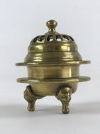 Japanese Buddhist Altar Fitting Brass Incense Burner Koro Gold Cup BA36