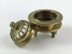 Japanese Buddhist Altar Fitting Brass Incense Burner Koro Gold Cup BA36