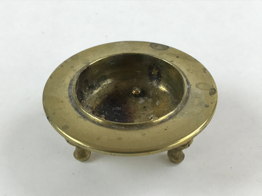 Japanese Buddhist Altar Fitting Brass Incense Burner Koro Gold Cup BA36