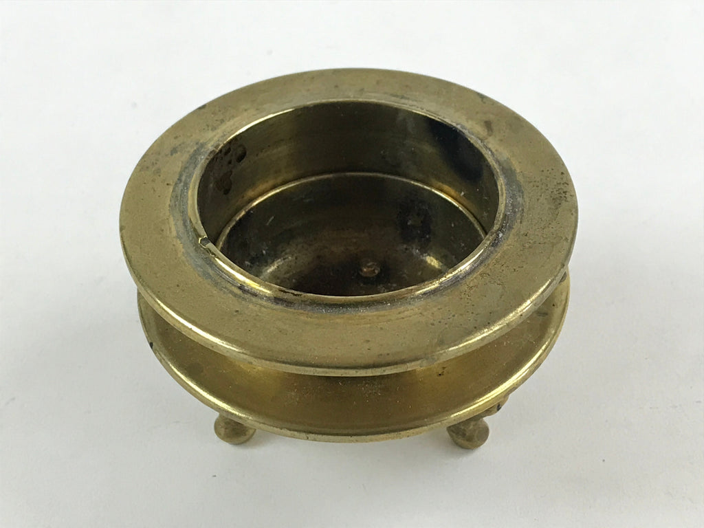 Japanese Buddhist Altar Fitting Brass Incense Burner Koro Gold Cup BA36