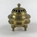 Japanese Buddhist Altar Fitting Brass Incense Burner Koro Gold Cup BA36