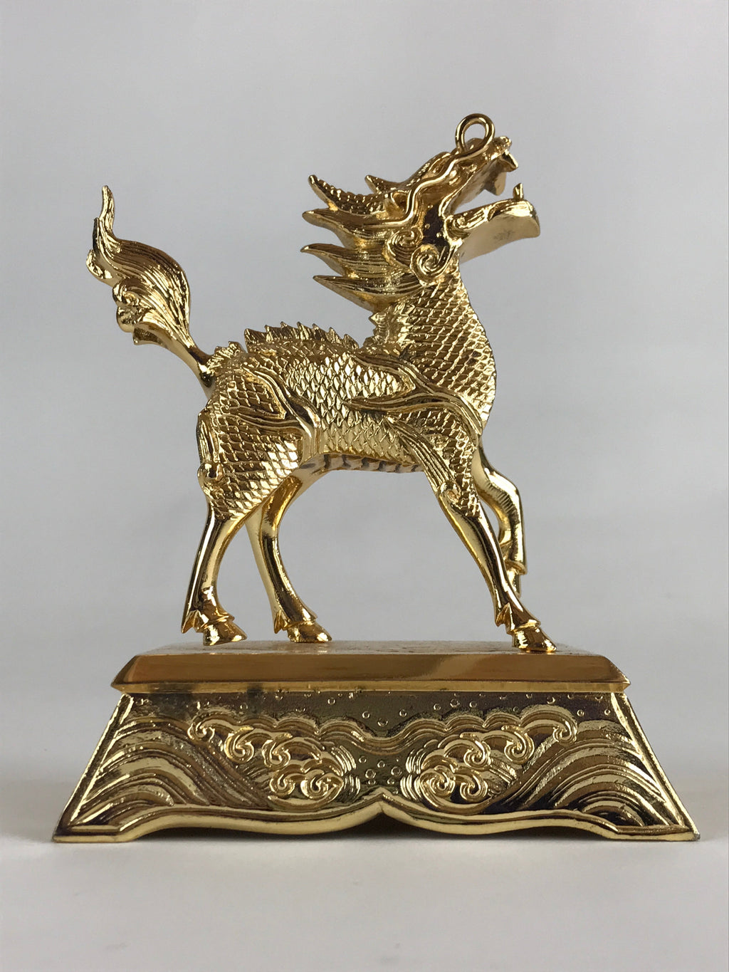 Japanese Buddhist Altar Fitting Brass Incense Burner Koro Shishi Lion Butsugu BU