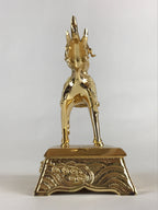 Japanese Buddhist Altar Fitting Brass Incense Burner Koro Shishi Lion Butsugu BU