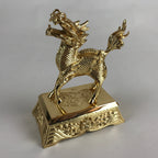 Japanese Buddhist Altar Fitting Brass Incense Burner Koro Shishi Lion Butsugu BU