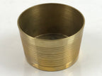 Japanese Buddhist Altar Fitting Brass Incense Burner Vtg Koro Cup Gold BA221