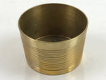 Japanese Buddhist Altar Fitting Brass Incense Burner Vtg Koro Cup Gold BA221