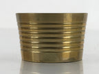 Japanese Buddhist Altar Fitting Brass Incense Burner Vtg Koro Cup Gold BA323
