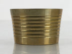 Japanese Buddhist Altar Fitting Brass Incense Burner Vtg Koro Cup Gold BA323