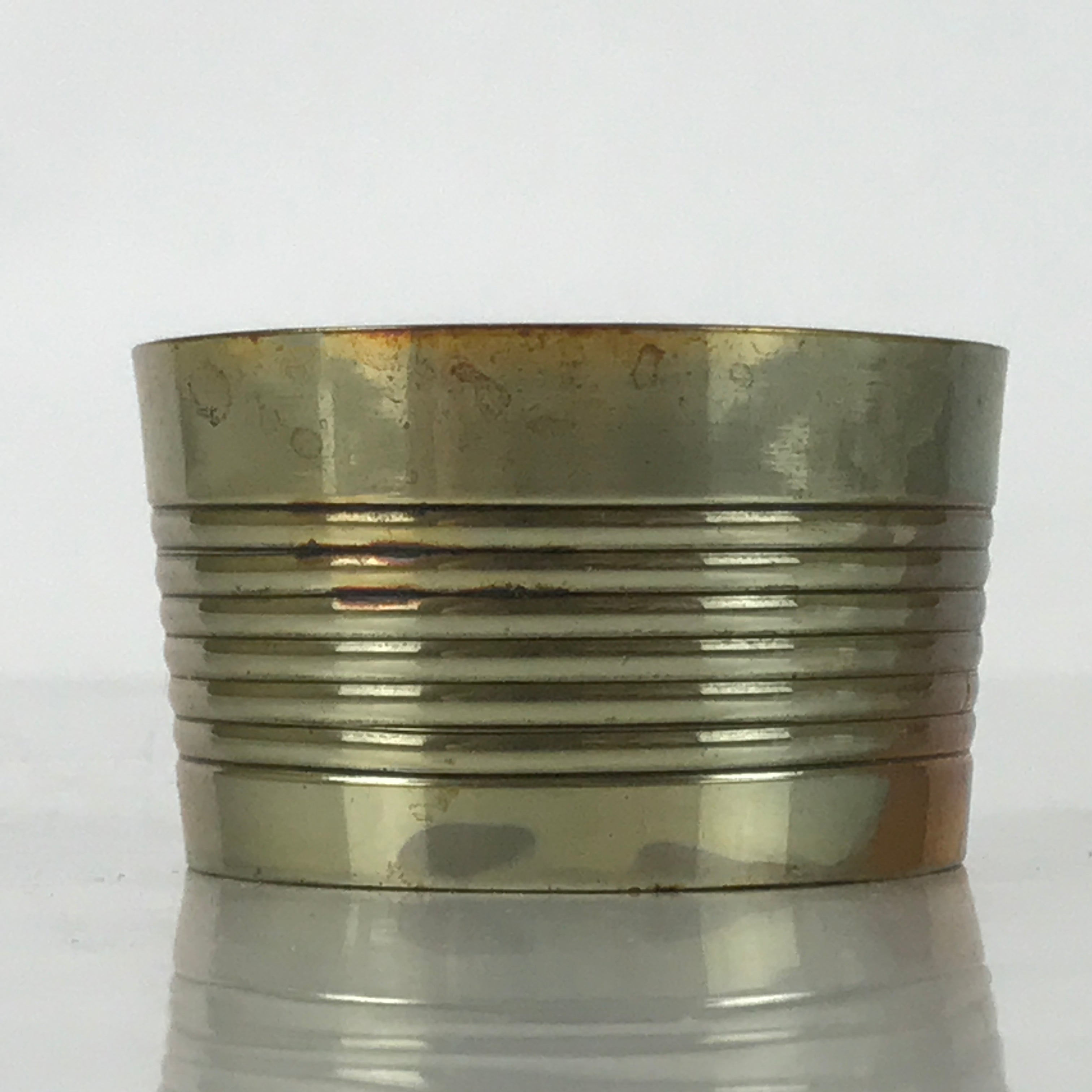 Japanese Buddhist Altar Fitting Brass Incense Burner Vtg Koro Cup Gold BA570
