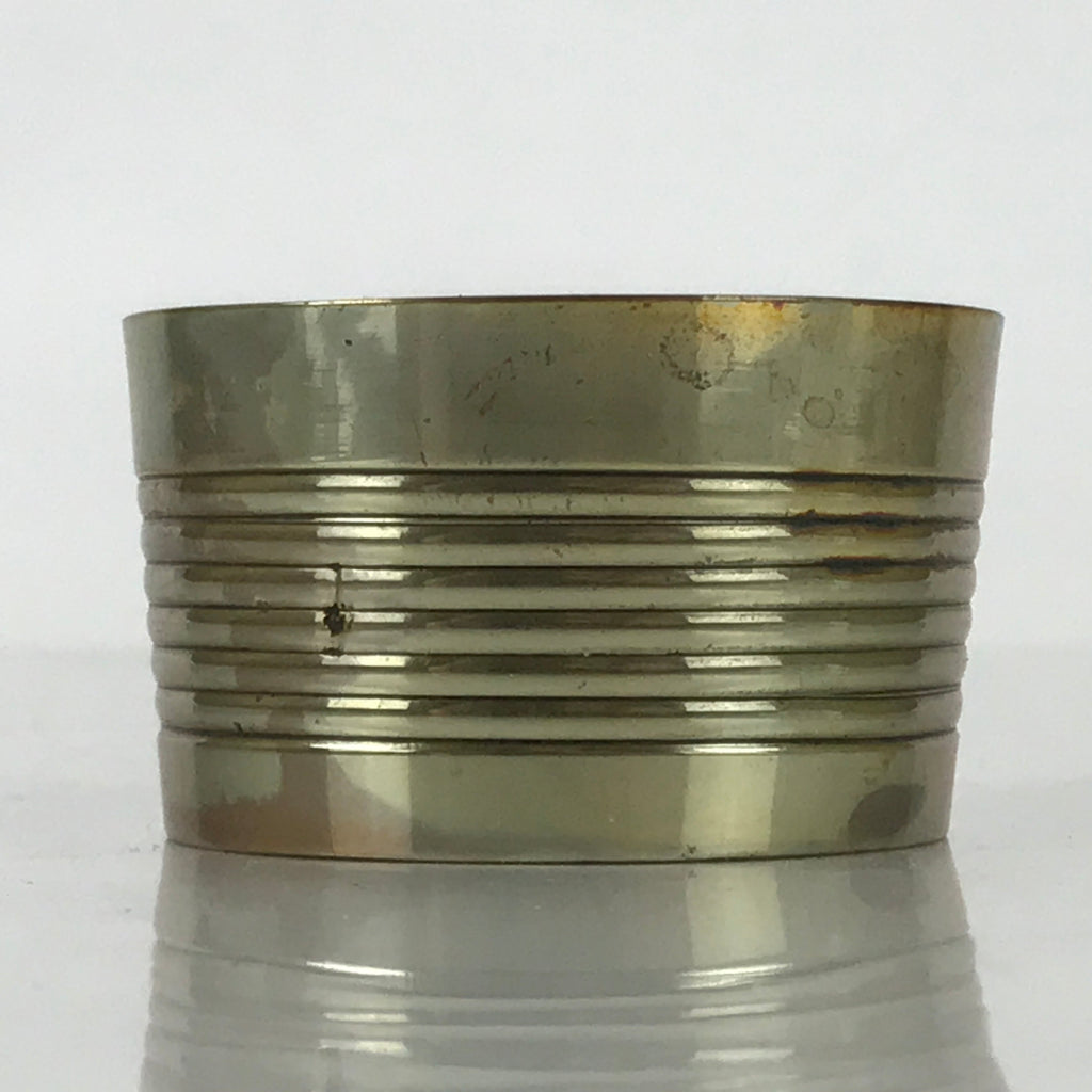 Japanese Buddhist Altar Fitting Brass Incense Burner Vtg Koro Cup Gold BA570