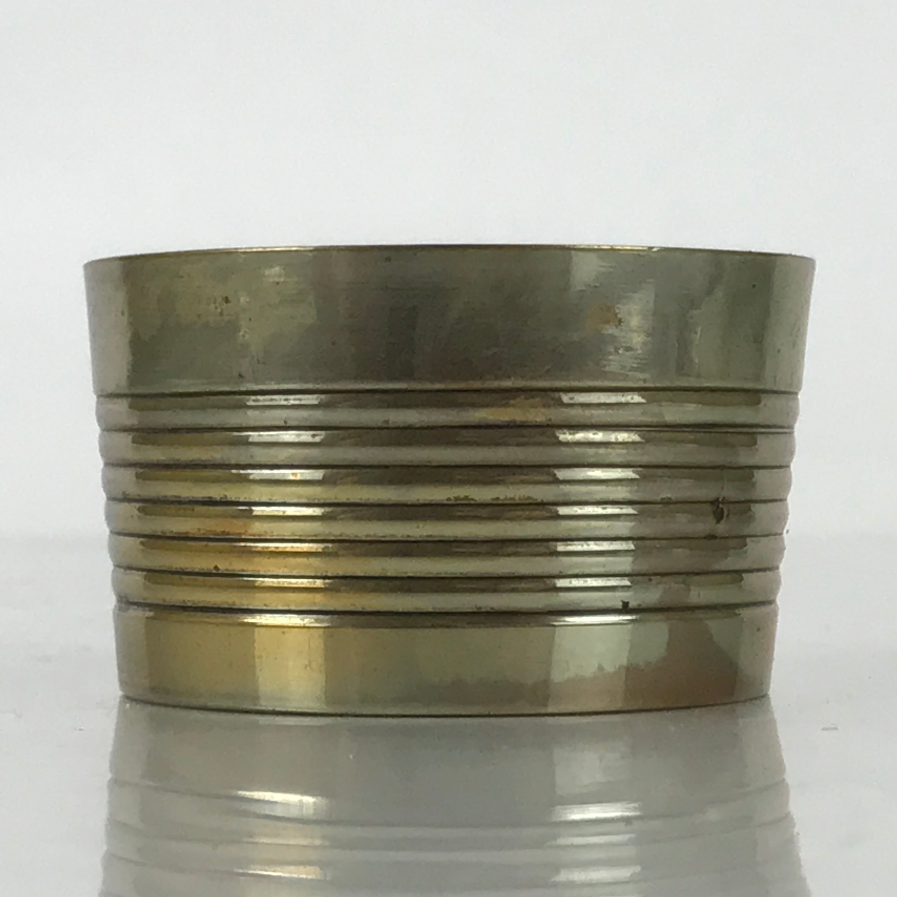 Japanese Buddhist Altar Fitting Brass Incense Burner Vtg Koro Cup Gold BA570