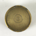 Japanese Buddhist Altar Fitting Brass Incense Burner Vtg Koro Cup Gold BA571