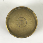 Japanese Buddhist Altar Fitting Brass Incense Burner Vtg Koro Cup Gold BA571