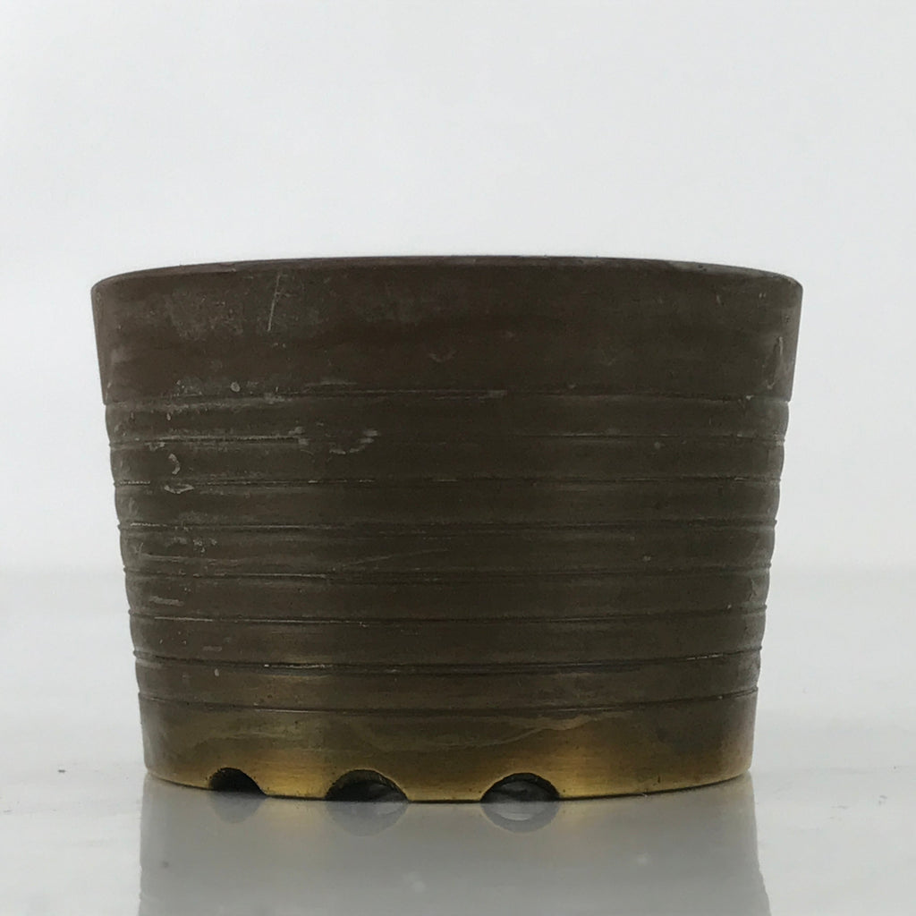 Japanese Buddhist Altar Fitting Brass Incense Burner Vtg Koro Cup Gold BA571