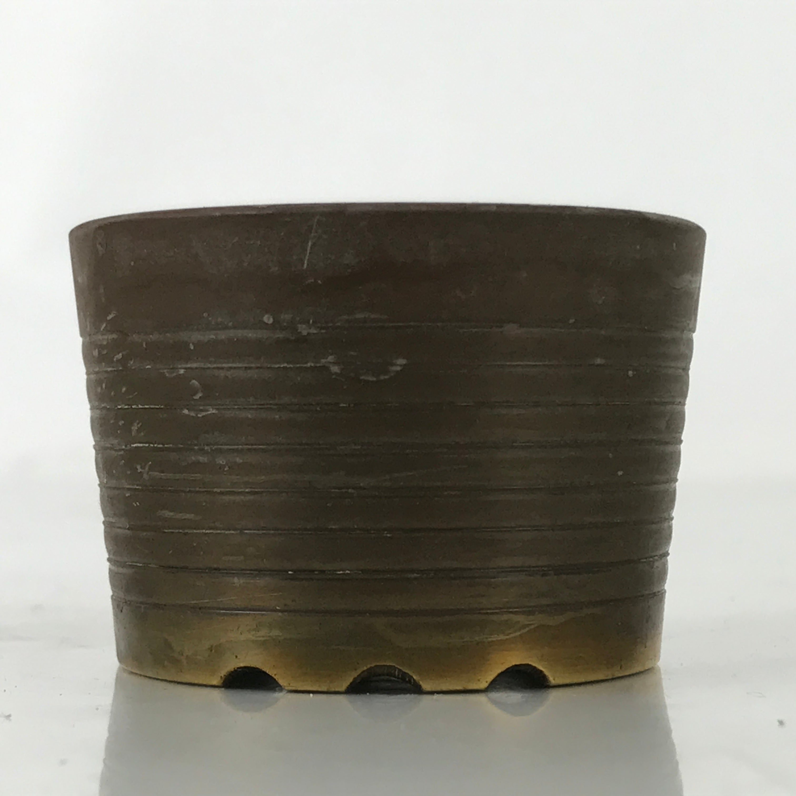 Japanese Buddhist Altar Fitting Brass Incense Burner Vtg Koro Cup Gold BA571