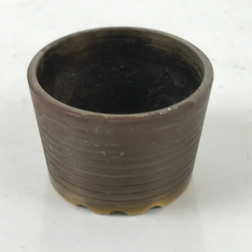Japanese Buddhist Altar Fitting Brass Incense Burner Vtg Koro Cup Gold BA571
