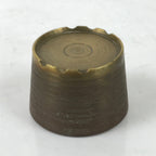 Japanese Buddhist Altar Fitting Brass Incense Burner Vtg Koro Cup Gold BA571