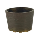 Japanese Buddhist Altar Fitting Brass Incense Burner Vtg Koro Cup Gold BA571