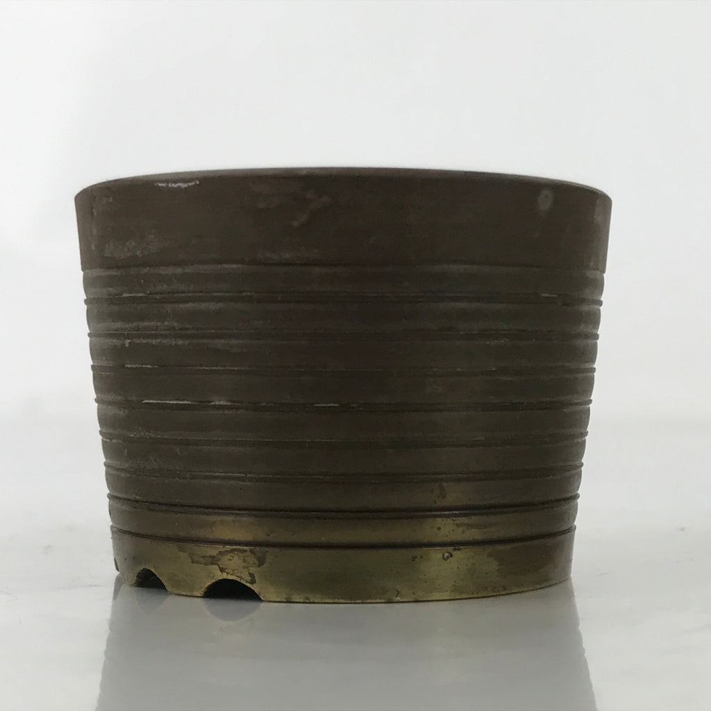 Japanese Buddhist Altar Fitting Brass Incense Burner Vtg Koro Cup Gold BA572