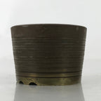 Japanese Buddhist Altar Fitting Brass Incense Burner Vtg Koro Cup Gold BA572
