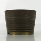 Japanese Buddhist Altar Fitting Brass Incense Burner Vtg Koro Cup Gold BA572