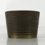 Japanese Buddhist Altar Fitting Brass Incense Burner Vtg Koro Cup Gold BA572