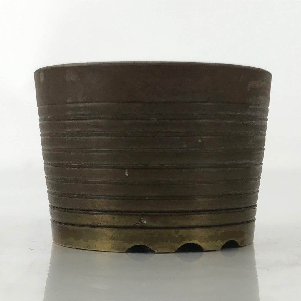 Japanese Buddhist Altar Fitting Brass Incense Burner Vtg Koro Cup Gold BA572