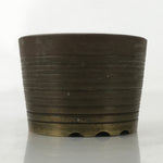 Japanese Buddhist Altar Fitting Brass Incense Burner Vtg Koro Cup Gold BA572