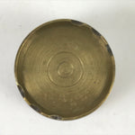 Japanese Buddhist Altar Fitting Brass Incense Burner Vtg Koro Cup Gold BA572