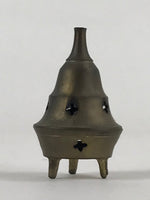 Japanese Buddhist Altar Fitting Brass Incense Burner Vtg Koro Gold Cone BA37