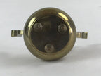 Japanese Buddhist Altar Fitting Brass Incense Burner Vtg Koro Gold Shisa BA38