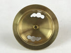 Japanese Buddhist Altar Fitting Brass Incense Burner Vtg Koro Gold Shisa BA67