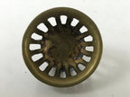 Japanese Buddhist Altar Fitting Brass Incense Burner Vtg Koro Simple Brown BA530