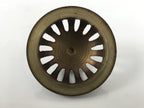 Japanese Buddhist Altar Fitting Brass Lidded Incense Burner Vtg Koro Brown BA868