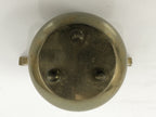 Japanese Buddhist Altar Fitting Brass Lidded Incense Burner Vtg Koro Gold BA866