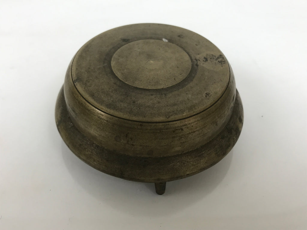 Japanese Buddhist Altar Fitting Brass Metal Bell Vtg Shogo Instrument Gold BA900