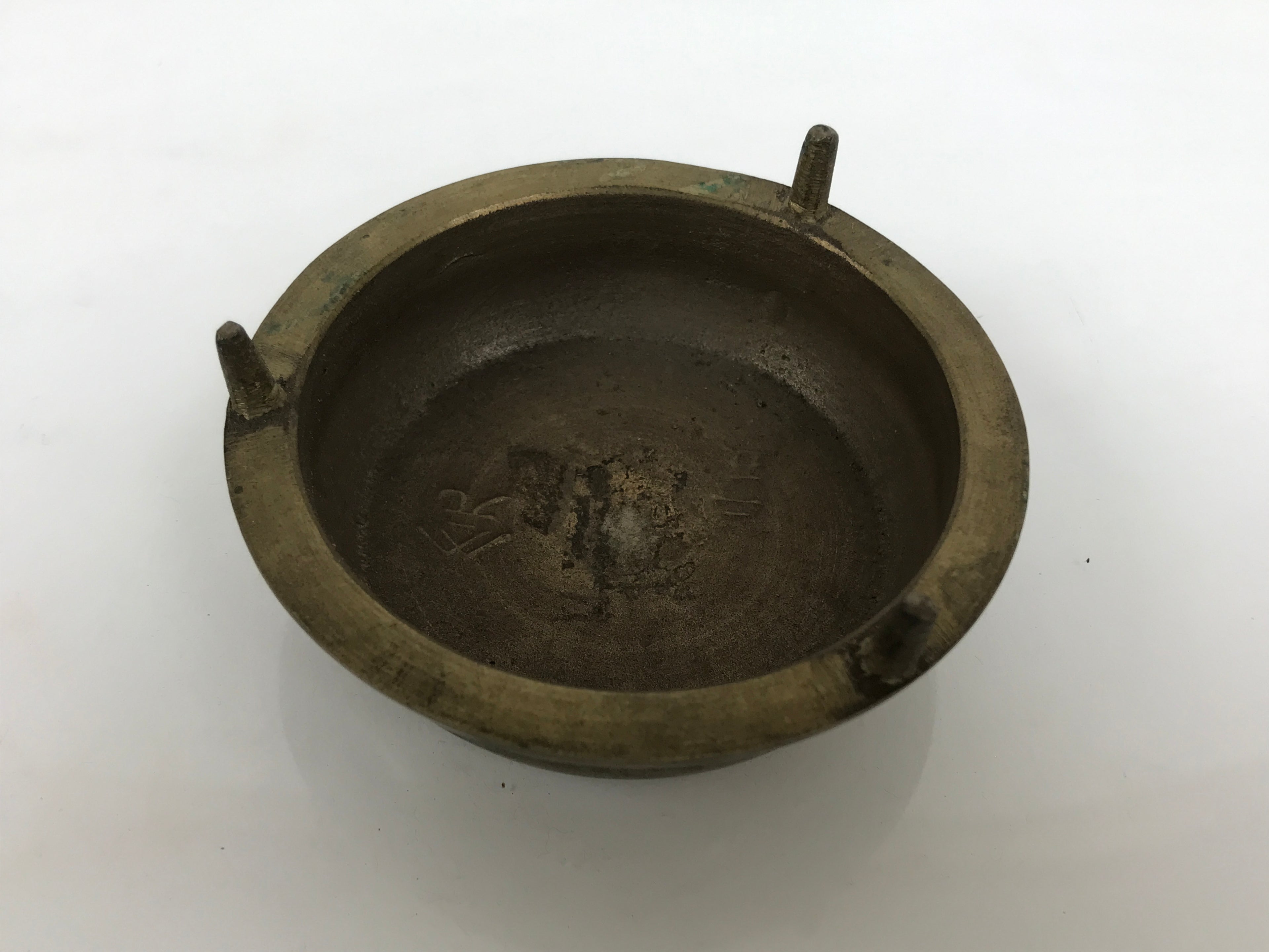 Japanese Buddhist Altar Fitting Brass Metal Bell Vtg Shogo Instrument Gold BA900
