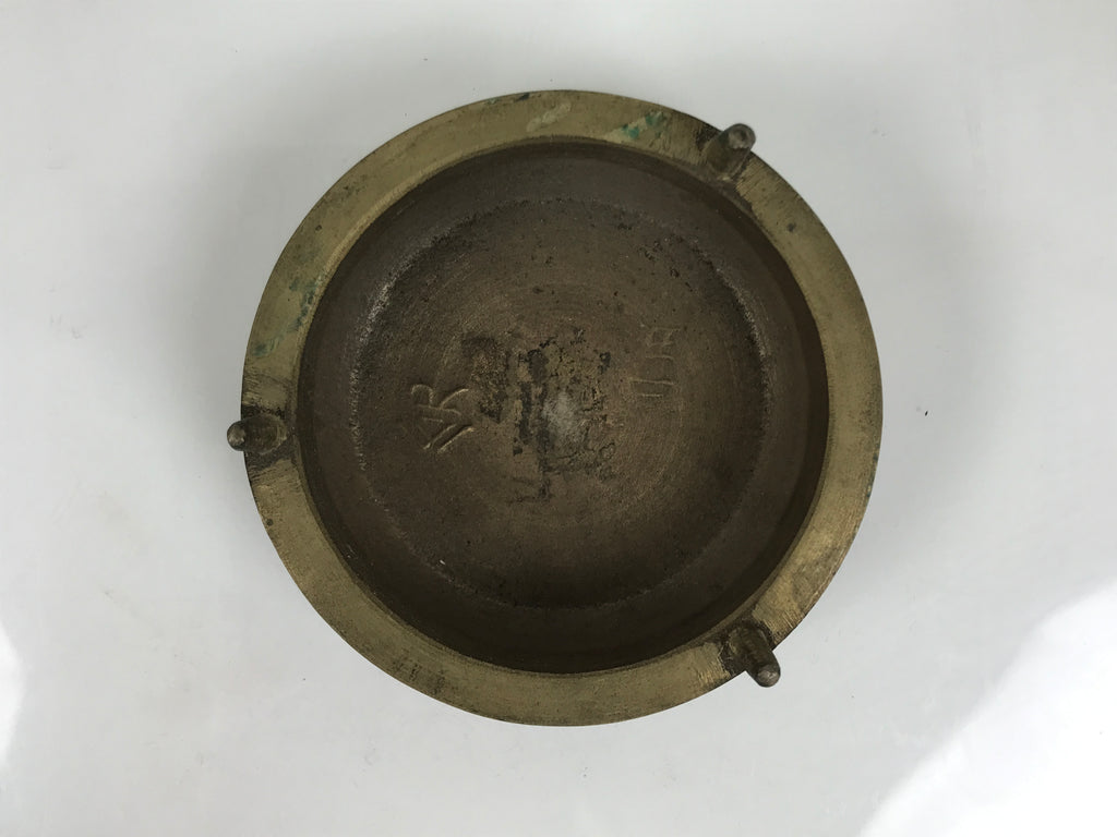 Japanese Buddhist Altar Fitting Brass Metal Bell Vtg Shogo Instrument Gold BA900