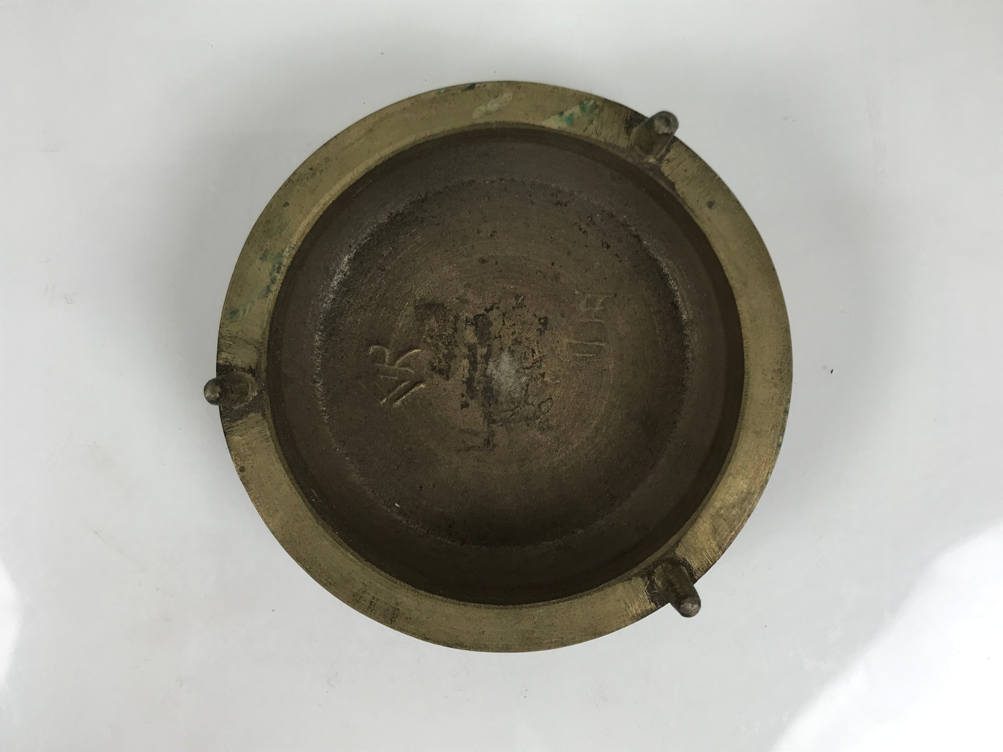Japanese Buddhist Altar Fitting Brass Metal Bell Vtg Shogo Instrument Gold BA900