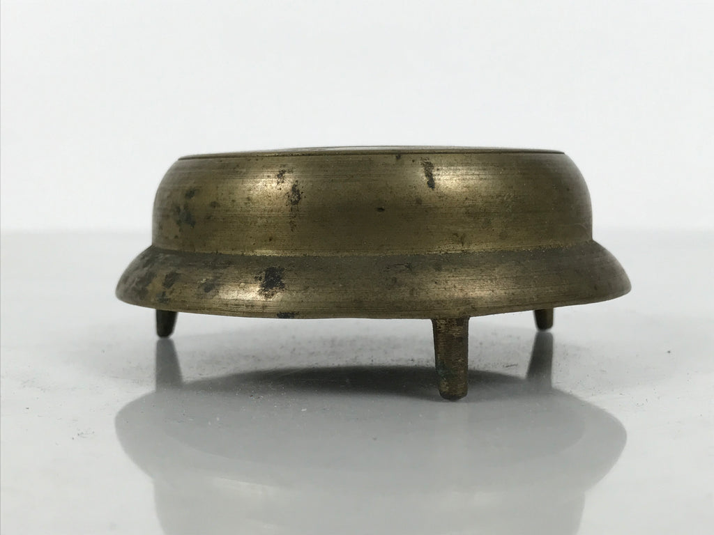 Japanese Buddhist Altar Fitting Brass Metal Bell Vtg Shogo Instrument Gold BA900