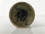 Japanese Buddhist Altar Fitting Brass Metal Candle Stand Shokudai Gold BA769