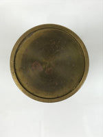 Japanese Buddhist Altar Fitting Brass Metal Flower Vase Vtg Gold Hanatate BA755