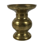 Japanese Buddhist Altar Fitting Brass Metal Flower Vase Vtg Gold Hanatate BA755