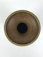 Japanese Buddhist Altar Fitting Brass Metal Flower Vase Vtg Gold Hanatate BA756