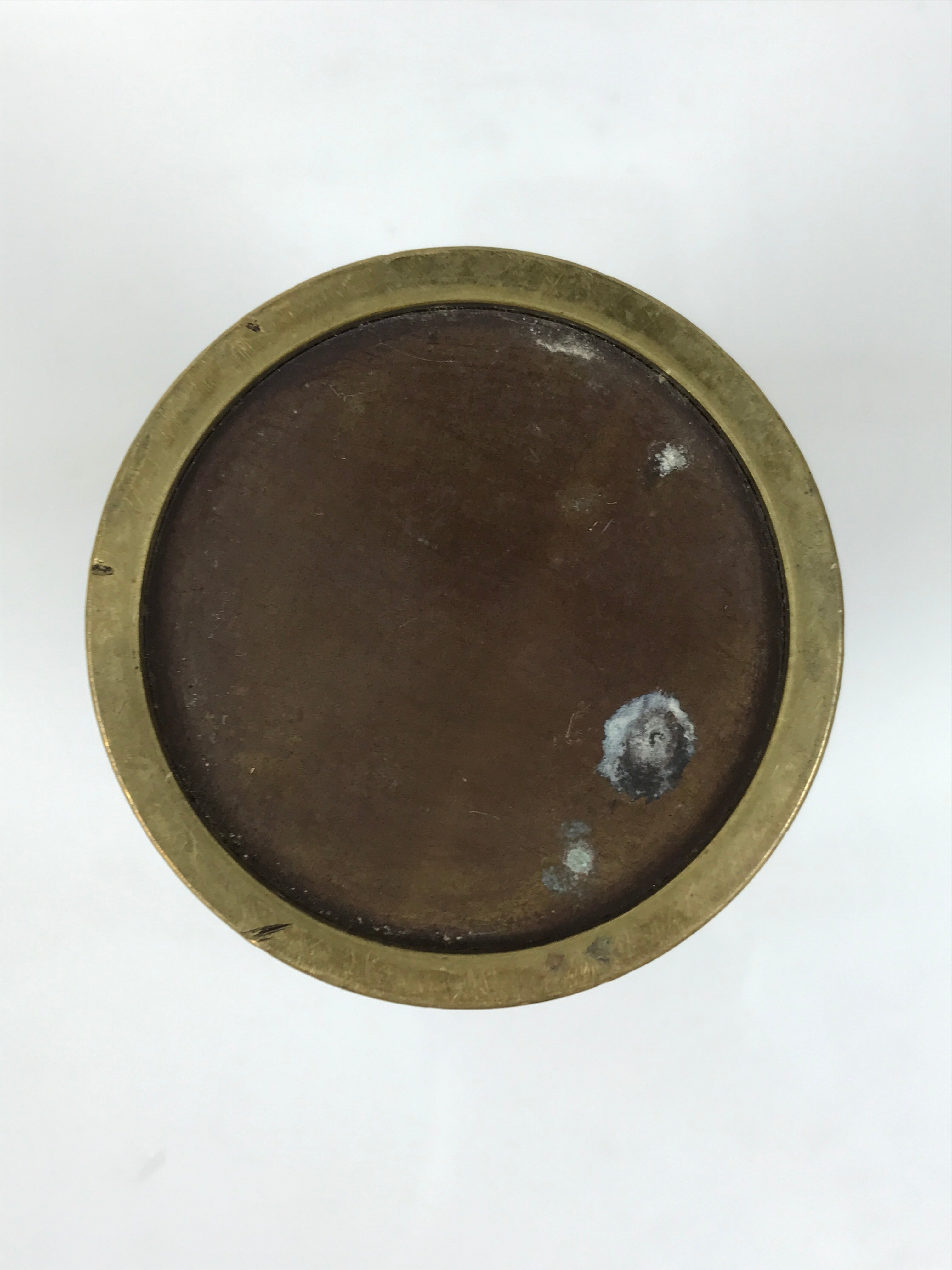 Japanese Buddhist Altar Fitting Brass Metal Flower Vase Vtg Gold Hanatate BA756