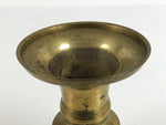 Japanese Buddhist Altar Fitting Brass Metal Flower Vase Vtg Hanatate Gold BA331