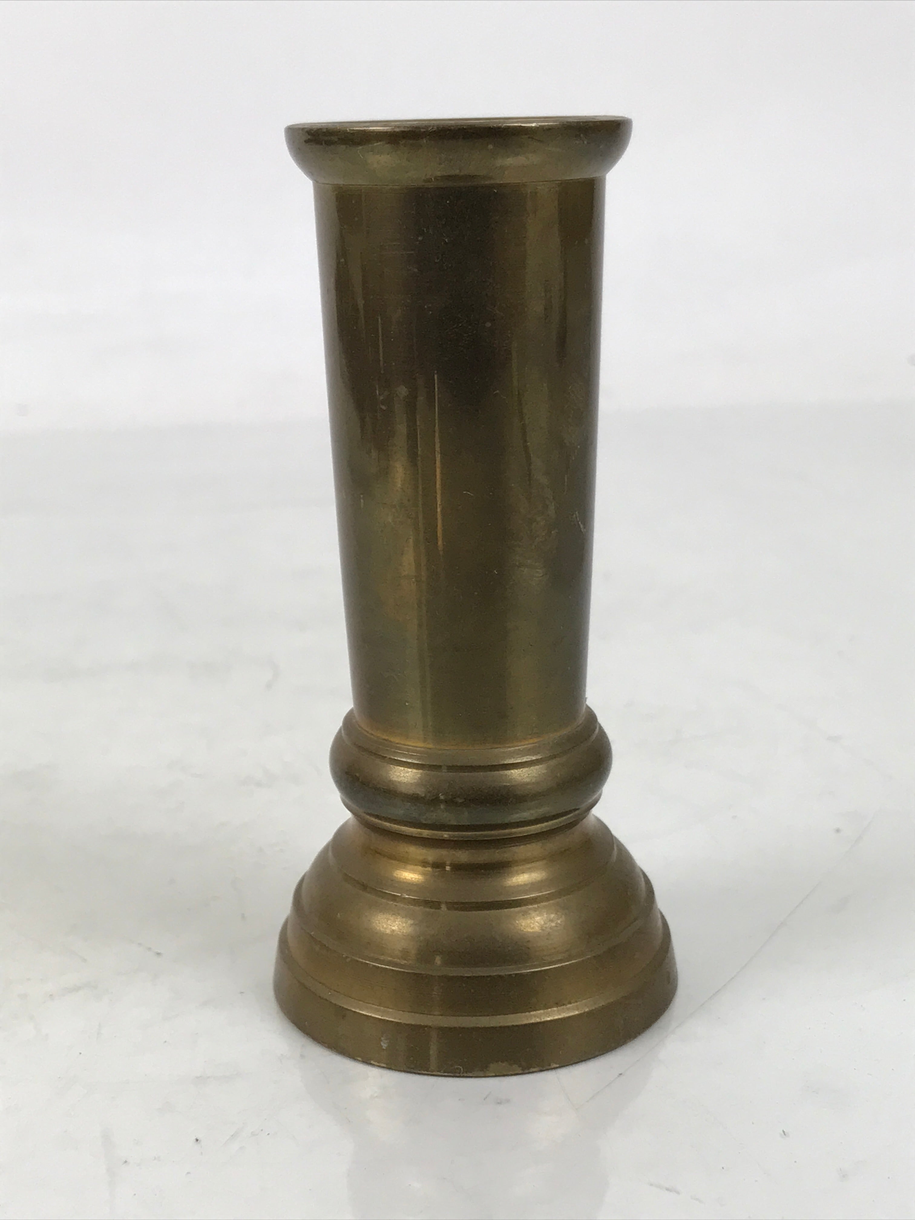 Japanese Buddhist Altar Fitting Brass Metal Incense Holder Vtg Senkousashi BA730