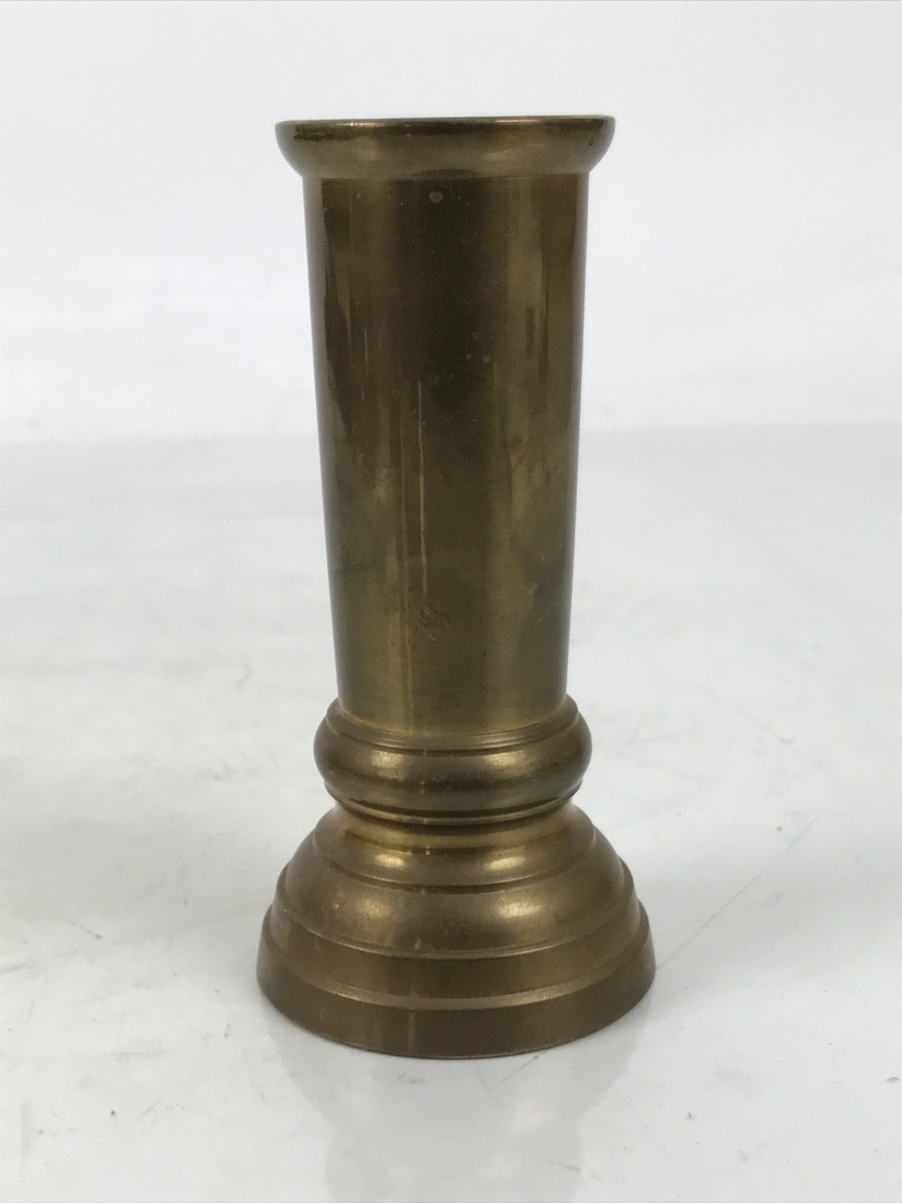 Japanese Buddhist Altar Fitting Brass Metal Incense Holder Vtg Senkousashi BA730