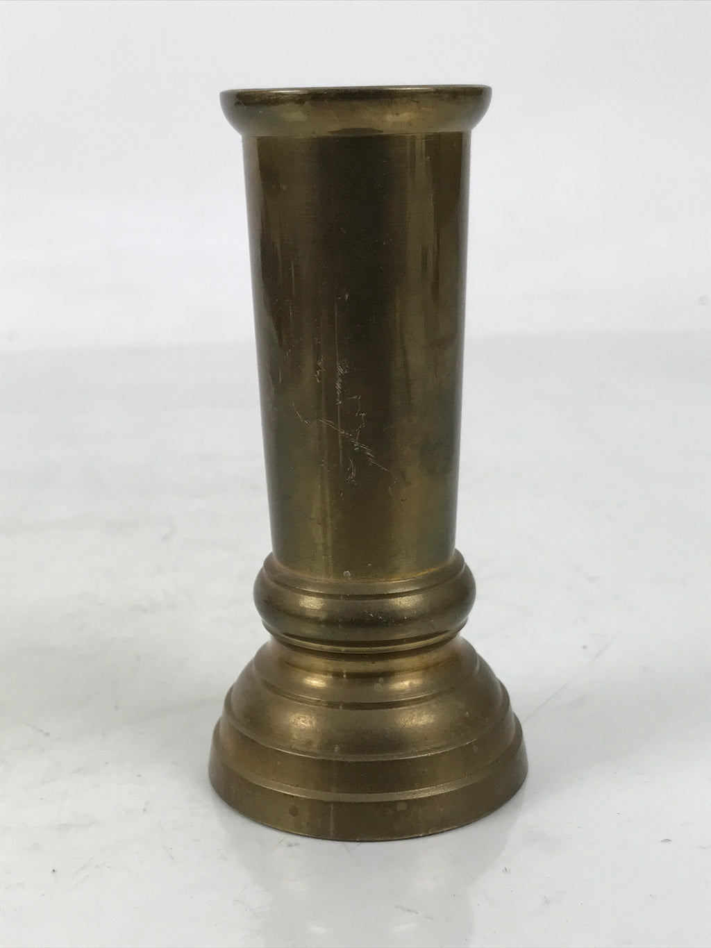 Japanese Buddhist Altar Fitting Brass Metal Incense Holder Vtg Senkousashi BA730